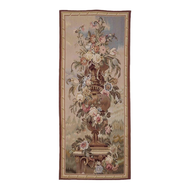 Grand Urn Handwoven Tapestry - 155 X 68 Cm (5'1" X 2'2") - Requires Rod Size 2 For Sale