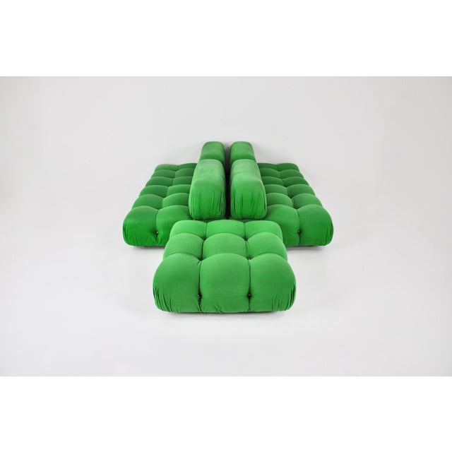 Green Green Camaleonda Sofa Set by Mario Bellini for B&B Italia, 1970s, Set of 5 For Sale - Image 8 of 14