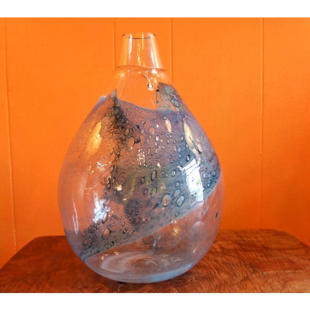 Pukeberg Glass Company Pukeberg Eva Englund Art Glass Vase For Sale - Image 4 of 12