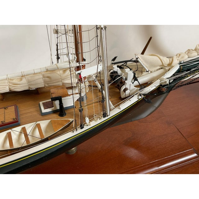 English Fishing Schooner Model of "Mystic" For Sale - Image 3 of 12