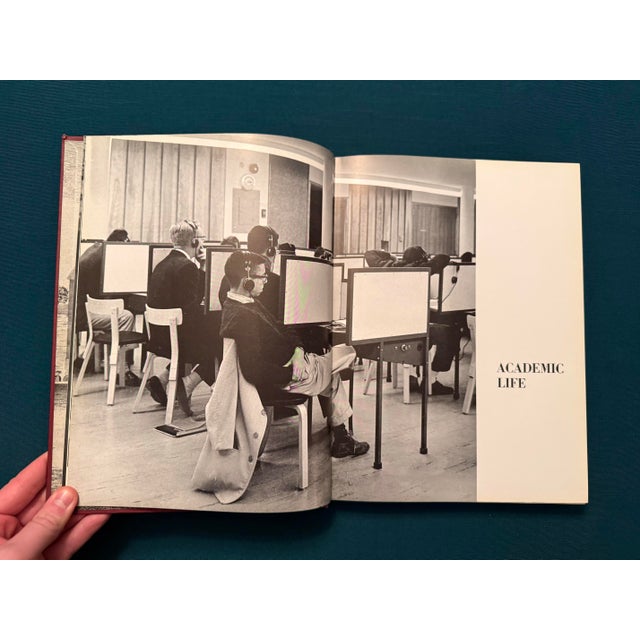 Red Vintage 1960 Harvard College Yearbook For Sale - Image 8 of 12