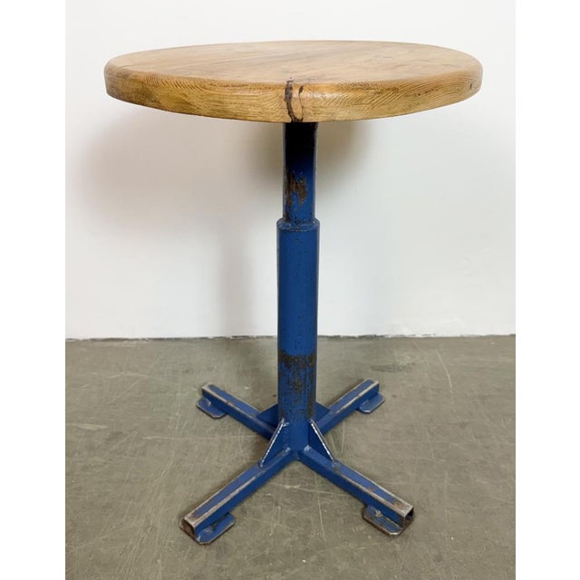 1960s Vintage Industrial Workshop Stool, 1960s For Sale - Image 5 of 13