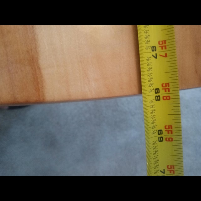 Exceptionally Rare Curly Ambrosia Sugar Maple Desk For Sale - Image 11 of 11