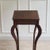 Brown Antique Side Table with Curved Legs, 1890s For Sale - Image 8 of 10