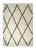 Rug & Kilim Rug & Kilim’s Moroccan Rug With Ivory Field & Black Geometric Pattern For Sale - Image 4 of 6