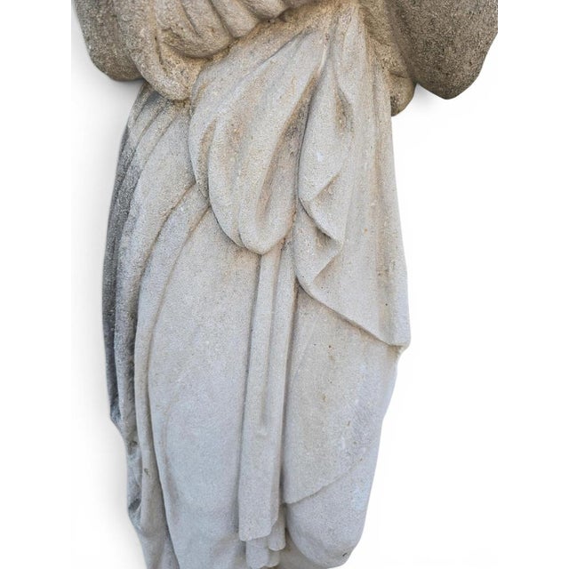 Stone Italian Artist, Large Venus Sculpture, 1950s, Vicenza Stone For Sale - Image 7 of 13