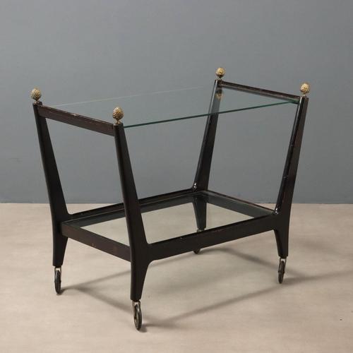 Vintage Italian Kitchen Trolley in Wood, 1950s For Sale - Image 9 of 9