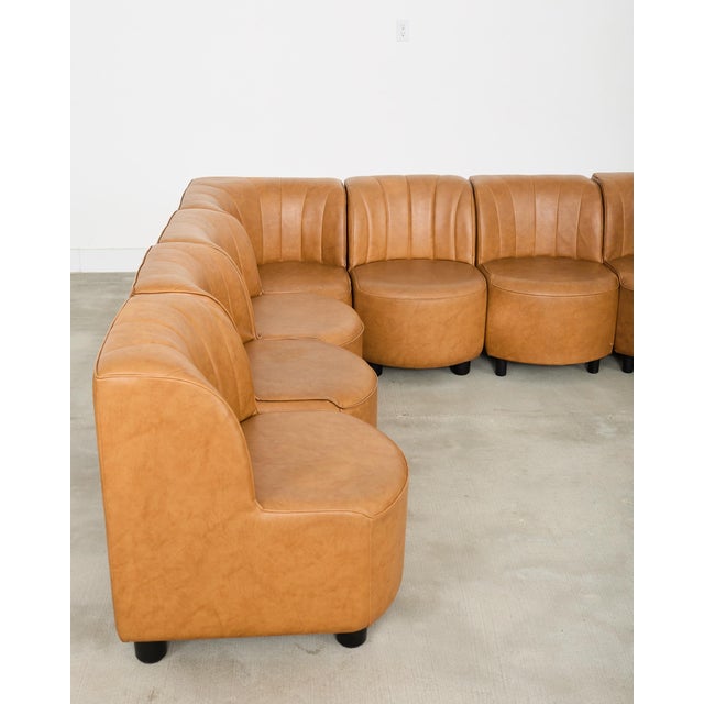 Mid-Century Modern Midcentury 13 Piece Modular Sectional Sofa After Tito Agnoli For Sale - Image 3 of 18