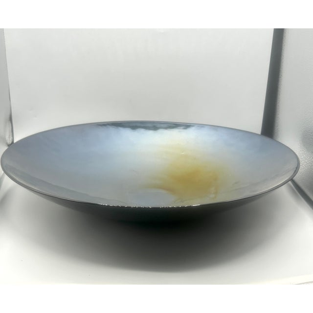 Yalos Casa Yalos Casa Murano Italian Contemporary Iridescent Art Glass Bowl For Sale - Image 4 of 9
