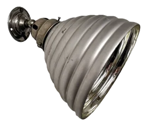 Mercury Glass Wall Light by Adolf Meyer for Zeiss Ikon, Germany, 1930s