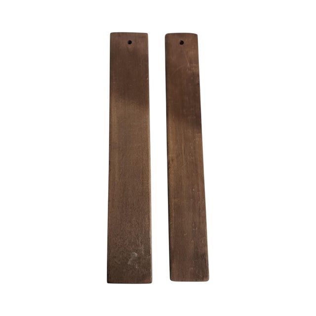 19th Century Carved Wood Dutch Speculaas Cookie Molds - A Pair For Sale - Image 4 of 4