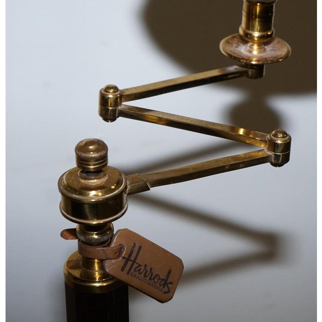 English Reading Lamp with Stand from Harrods London For Sale - Image 5 of 18