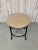 1970s Faux Bamboo Metal Stool For Sale - Image 5 of 11