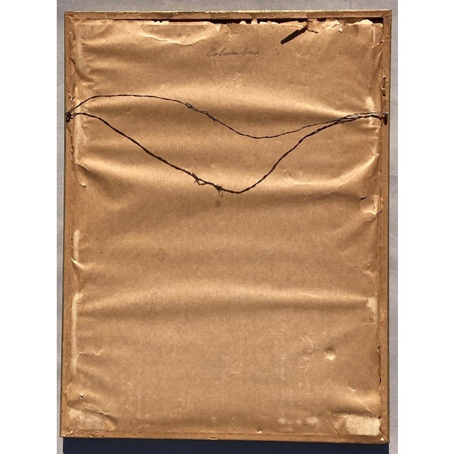 Art Deco Edward Gross, Printer. Herman Webster, Artist. Art Deco Print of Harlequin & Ballerina For Sale - Image 3 of 3