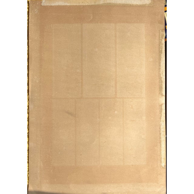 Paper Antique Racinet Renaissance Ornament Chromolithograph, C. 1875 For Sale - Image 7 of 7