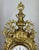 Rococo Louis XV Rococo Revival French Gilt Brass Mantel Clock Garniture, Set of 3 For Sale - Image 3 of 18