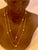Vintage 18 Karat Yellow Gold Box Chain Ball Necklace, 24 " Long For Sale - Image 4 of 7