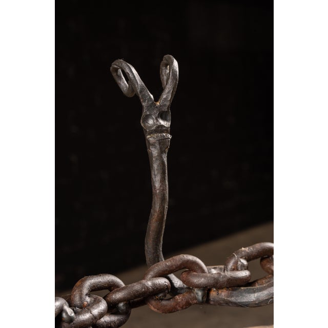 1970s Hand Forged Brutalist Devil Cigar Table | Chairish