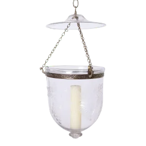 Antique Smoke Bell Light Fixture