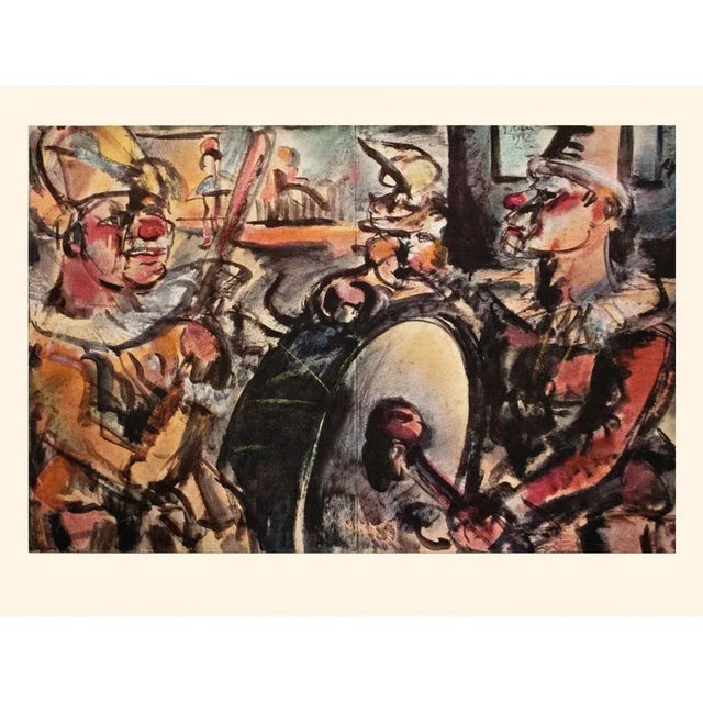 Paper 1950s After Georges Rouault, First Edition Period Lithograph "Parade" For Sale - Image 7 of 7