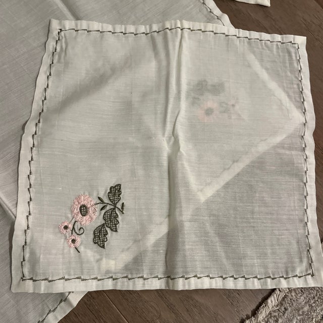 1950’s Cocktail Napkin Set - 7pcs For Sale In Naples, FL - Image 6 of 7