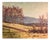 Bender Fritz, Erdbach Breitscheid Central Hesse Landscape, 1961, Oil on Canvas For Sale