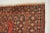 Textile Ersari Burnt Orange, Copper, Rust, Camel & Indigo Square Rug - 8.7 x 9.2 For Sale - Image 7 of 13