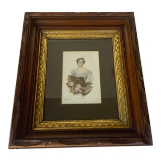 1900s Framed Harrison Fisher “Oh! Promise Me” Lithograph For Sale