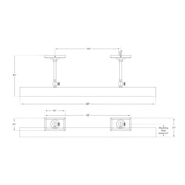 Visual Comfort Chapman & Myers for Visual Comfort Signature 30" Cabinet Maker's Picture Light in Antique Nickel For Sale - Image 4 of 4