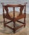 Brown Late 20th Century Kittinger Colonial Williamsburg Mahogany Corner Chair Leather Seat Cw 136 For Sale - Image 8 of 10