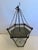 Antique Metal Tole Lantern With Ram’s Head Decoration For Sale - Image 9 of 12