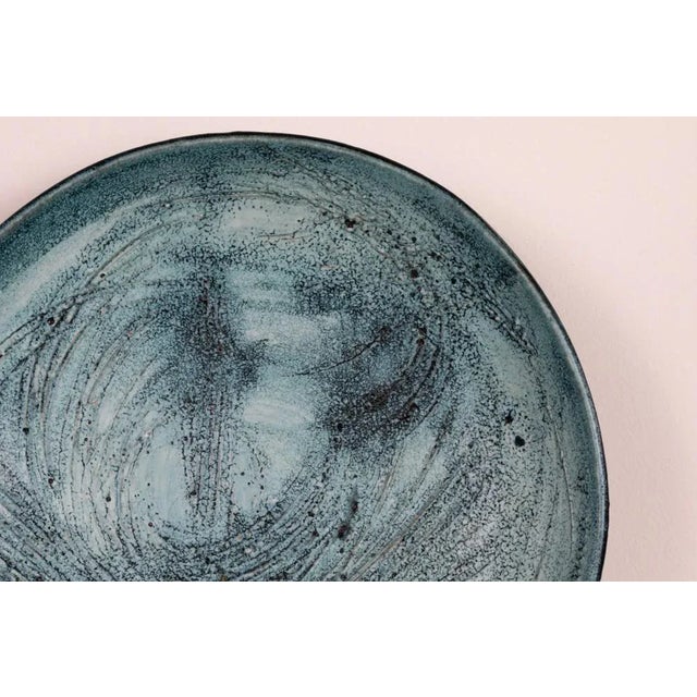 Italian Decorative Ceramic Plate by Giuseppe Rossicone, 1970s For Sale - Image 4 of 5