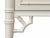 Ornamental & Decorative Materials Vintage Thomasville Faux Bamboo Highboy Dresser With Chinoiserie Fretwork & Brass Hardware For Sale - Image 7 of 8