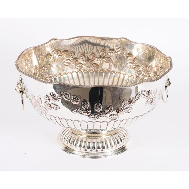 Antique Scottish Silver-Plated Copper Wine Cooler with Napier Clan, 19th Century For Sale - Image 3 of 12