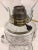 Antique Egg Pattern Pressed Glass Electrified Oil Lamp For Sale In West Palm - Image 6 of 9