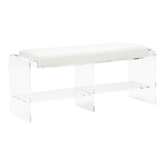 Renee Acrylic Long Bench For Sale