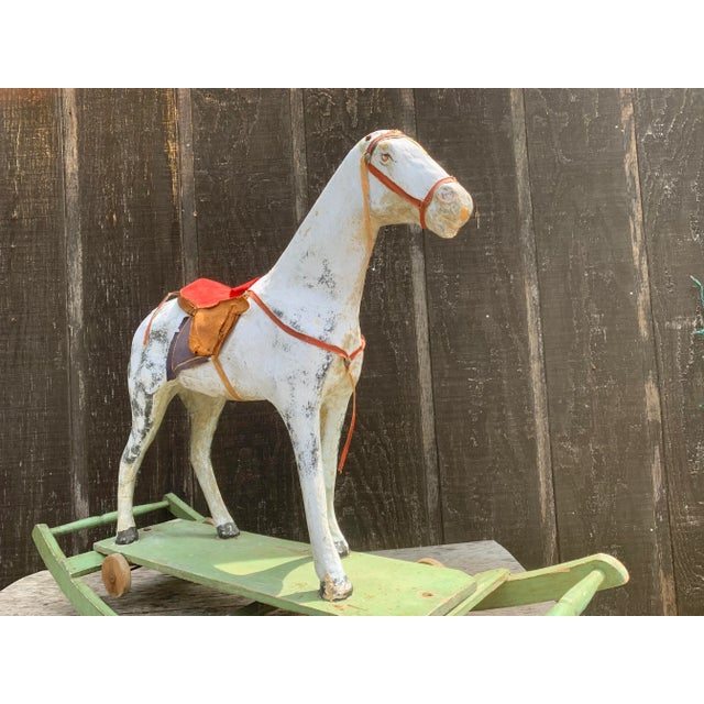 Children's Antique Rocking Horse For Sale - Image 3 of 13