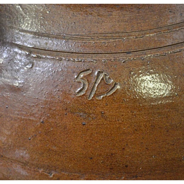 Ceramic Vintage French Stoneware Pot For Sale - Image 7 of 9