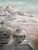 Late 20th Century Large Signed Southwestern Pottery and Desert Landscape Textured Painting on Canvas For Sale In Las Vegas - Image 6 of 13