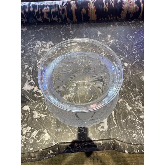 Lalique "Cigogne" Vase From the Linda Ronstadt Collection For Sale In San Francisco - Image 6 of 7