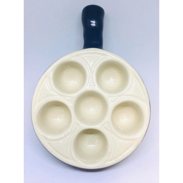 Ceramic Emile Henry France Escargot Ceramic Bakeware For Sale - Image 7 of 11