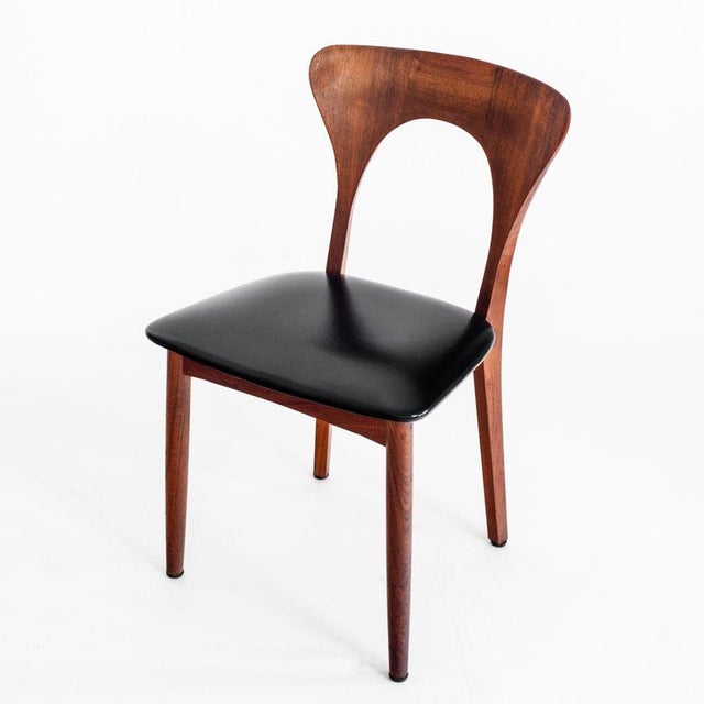 Niels Koefoed Scandinavian Peter Chairs by Niels Koefoed for Koefoeds Møbelfabrik, Denmark, 1960s,Set of 6 For Sale - Image 4 of 16