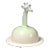 1970s William Herrera Studio Art Porcelain Giraffe Covered Dish For Sale