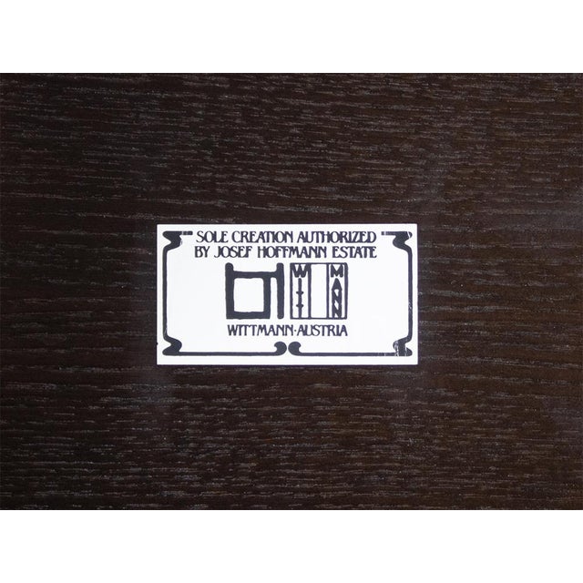 Brown Tables by J. Hoffmann for Wittmann 1980s, Set of 4 For Sale - Image 8 of 14