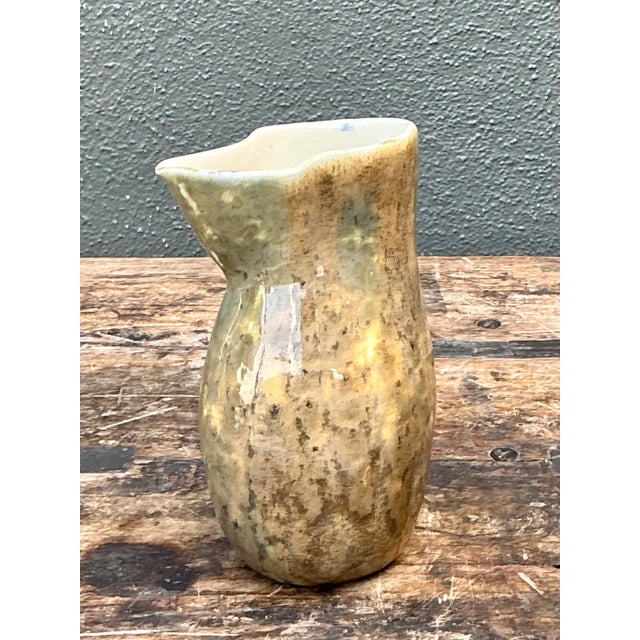 Vintage Abstract Ceramic Pitcher For Sale - Image 12 of 12