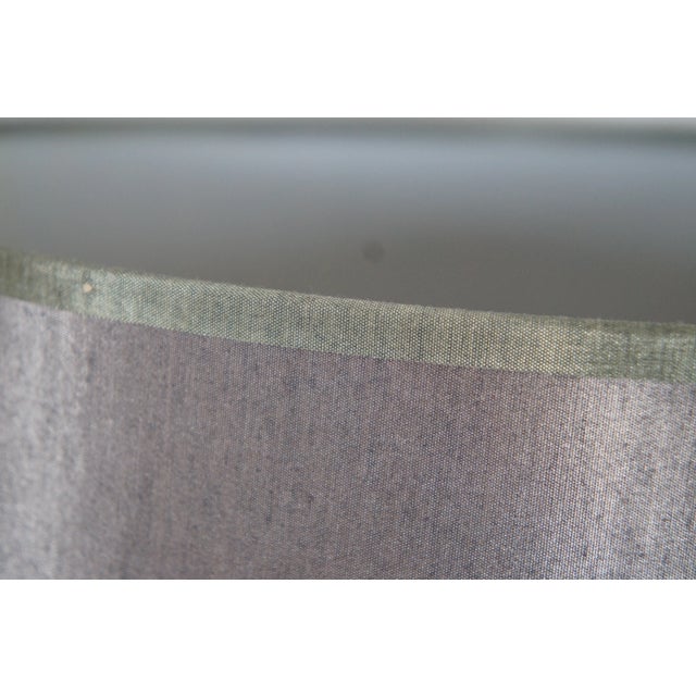 Late 20th Century Babette Holland Spun Metal Juggler Lamp Graphite Gray Geometric For Sale - Image 11 of 12