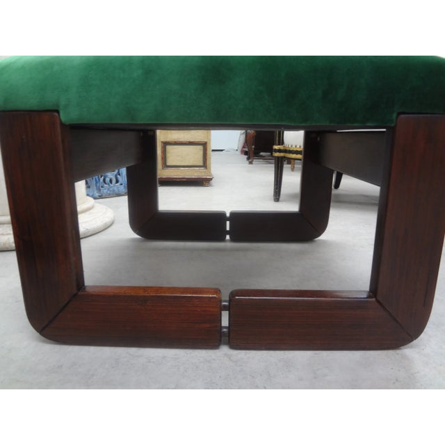 1960s Vintage Italian Ottoman or Bench Attributed to Afra & Tobia Scarpa For Sale - Image 5 of 10