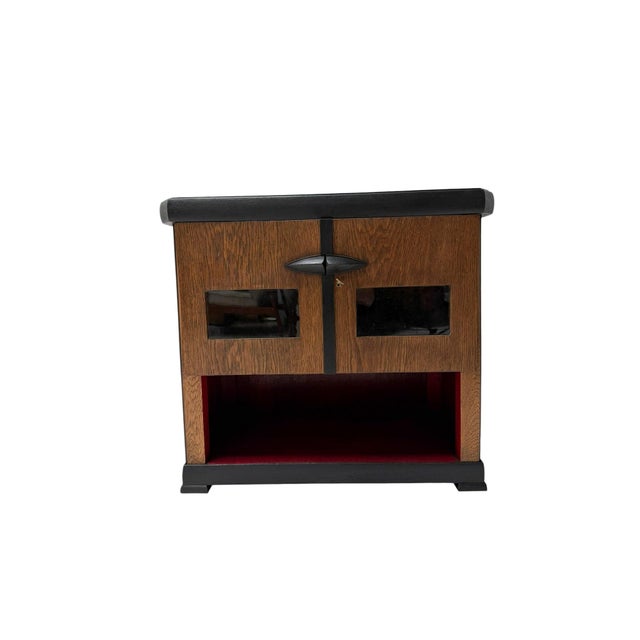 1920s Art Deco Amsterdamse School Cabinet by E.G.C. Schubad, 1920s For Sale - Image 5 of 10