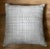 Animal Skin Lulu & Georgia Woven Blue Leather Decorative Pillow For Sale - Image 7 of 9