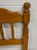 Vintage Twin Size Cannonball Spindle Headboard Bedframe For Sale - Image 4 of 8